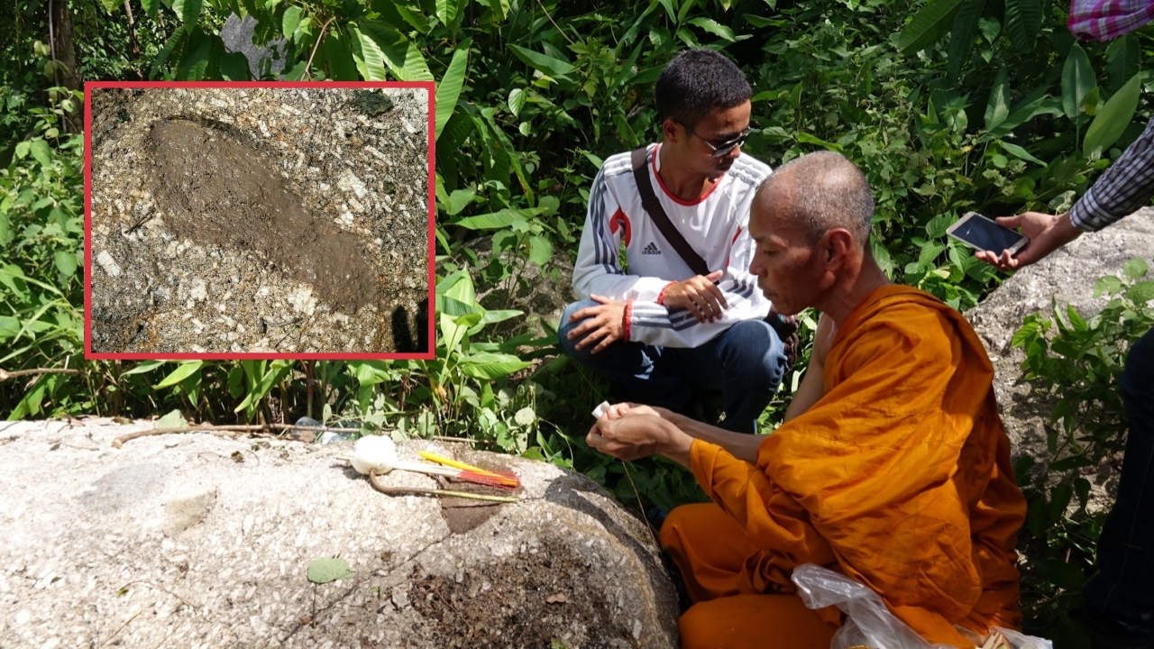 อัศจรรย์! เกจิดัง นิมิตเห็นรอยเท้าหลวงปู่ทวด จัดคณะตามหา พบจริงดังฝัน