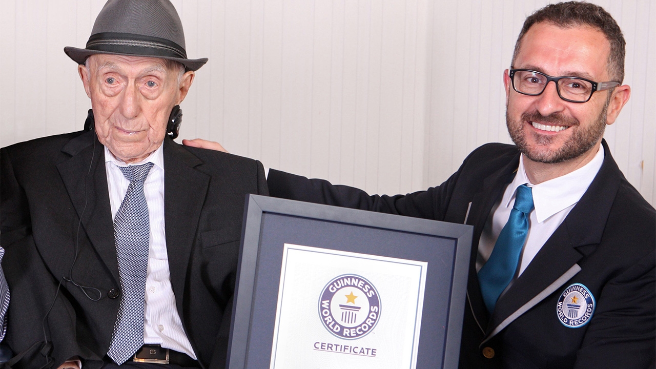 กินเนสส์ยก เฒ่ายิวอายุ 112 ปี ผู้รอดตายจากค่ายนาซี เป็นชายอายุยืนสุดในโลก