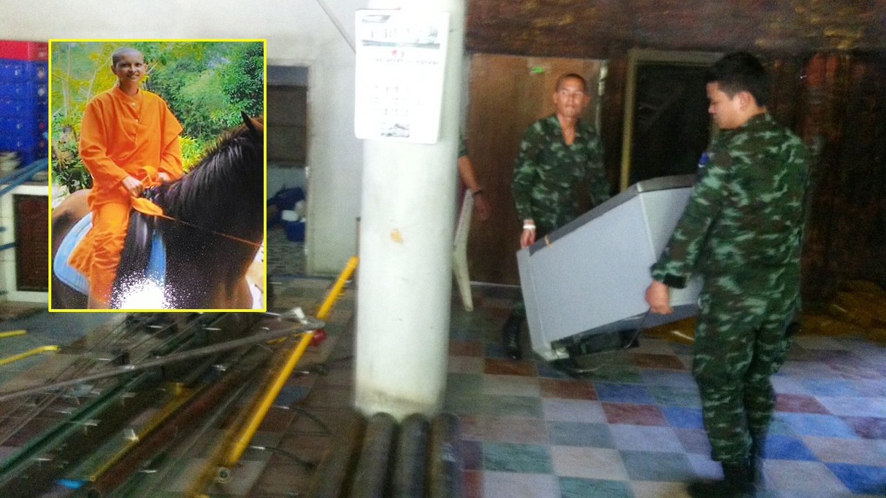 ทหารรื้อเอง! โรงกรองน้ำอาจารย์ชา พบภาพฉงน ‘ภิกษุณีขี่ม้า’ 