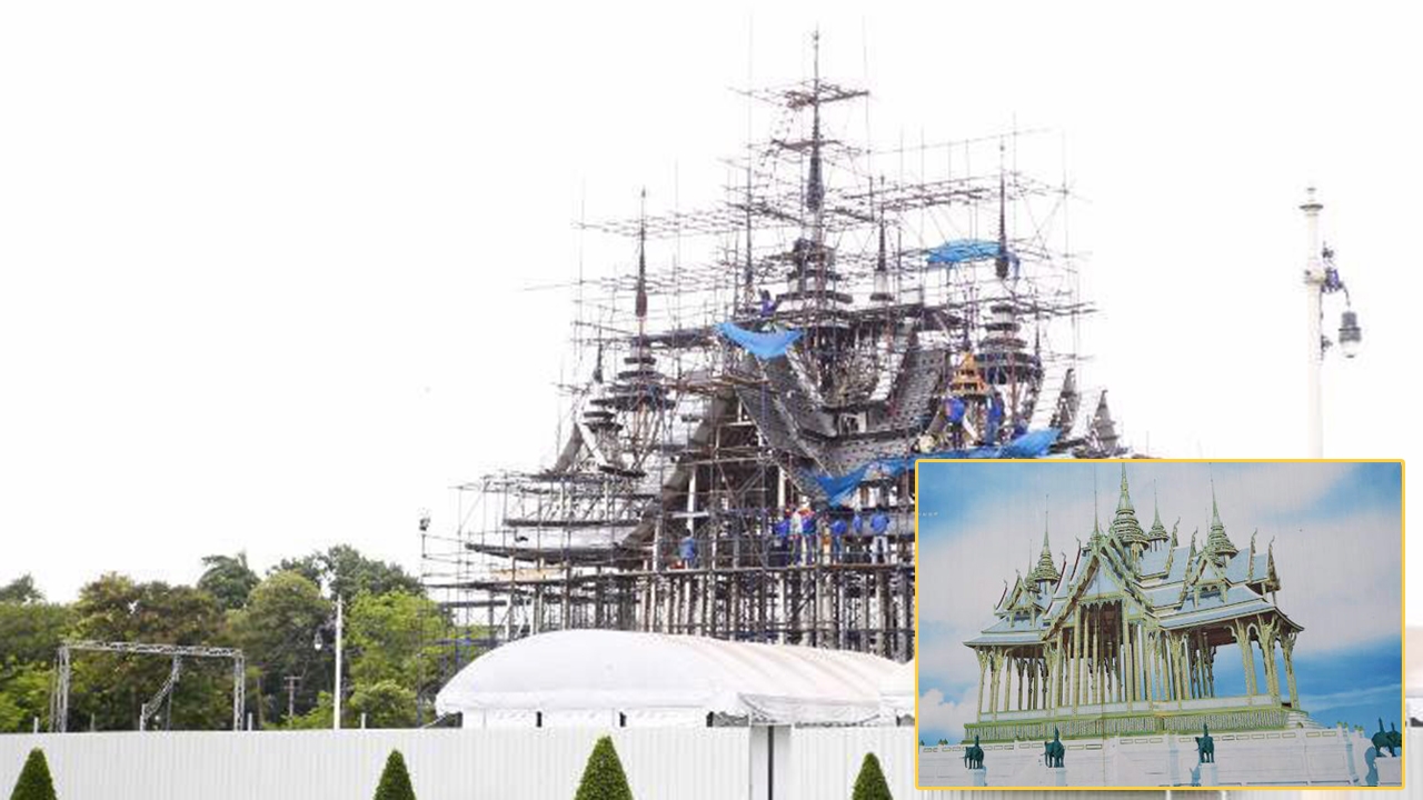 “เรือนยอดบรมมังคลานุสรณีย์” งานมาสเตอร์พีซล่าสุด ฝีมือช่างศิลปาชีพสถาบันสิริกิติ์ พร้อมอวดโฉมกลางปีหน้า