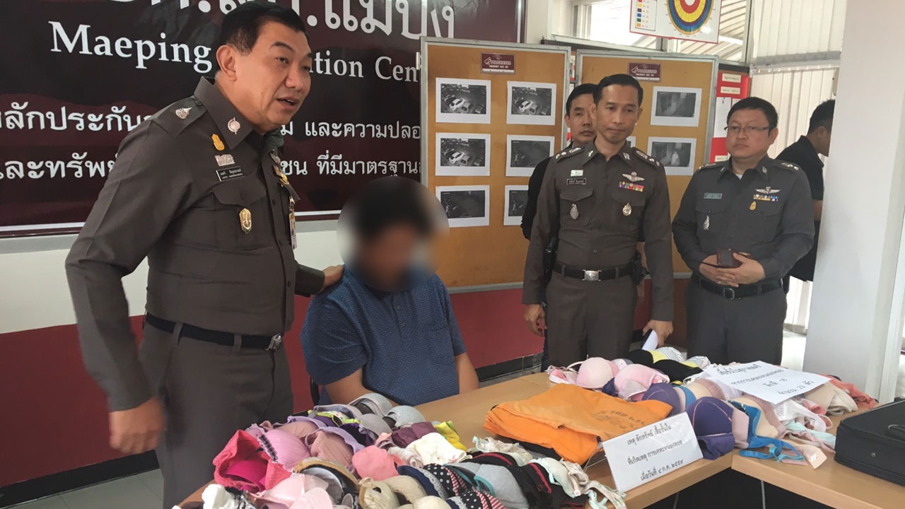 รวบโชเฟอร์รถตู้เชียงใหม่ ลักชุดชั้นในสตรี สะสมเต็มตู้ อ้างเลิกเมีย