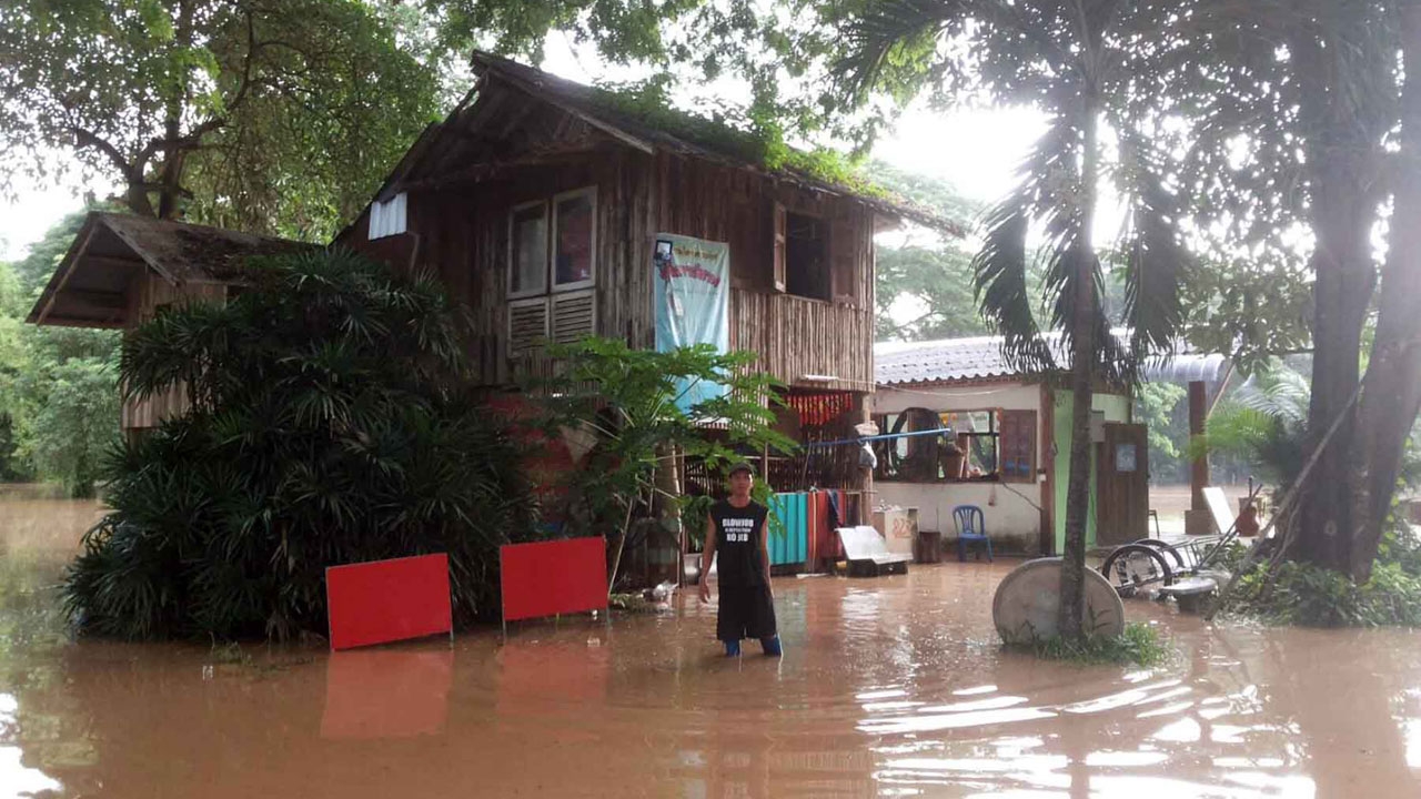 ชาวเมืองแพร่โล่งอก น้ำยมไม่สูงตามคาด ปภ.เตือนอย่าชะล่าใจ