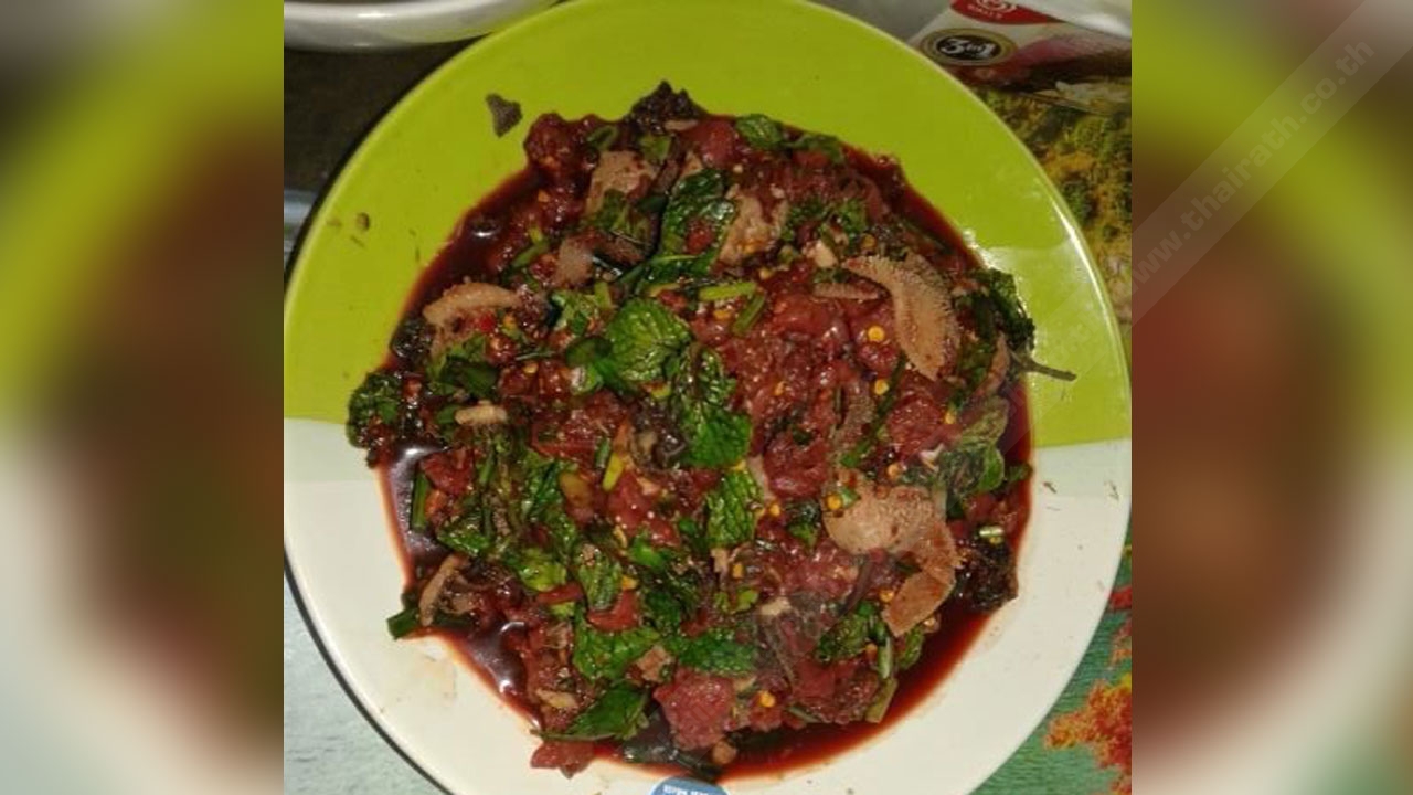 กินลาบหมูดิบในงานบุญ!  ผช.ผญบ.ดับ 1 ป่วยหนักอีก 3 ที่น่าน