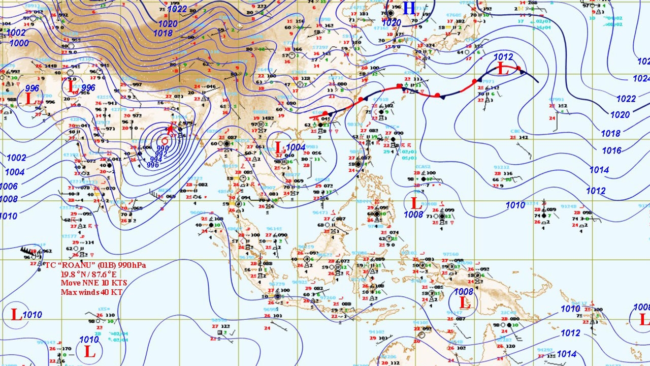 อิทธิพลพายุ 'โรอานู' ทำไทยฝนเพิ่ม ตกหนักบางแห่ง 21-27 พ.ค.นี้