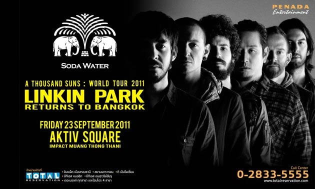 สึนามิใหญ่' เขย่าไทย เมื่อ 'Linkin Park Live In Bangkok: A Thousand Sun  World Tour 2011'