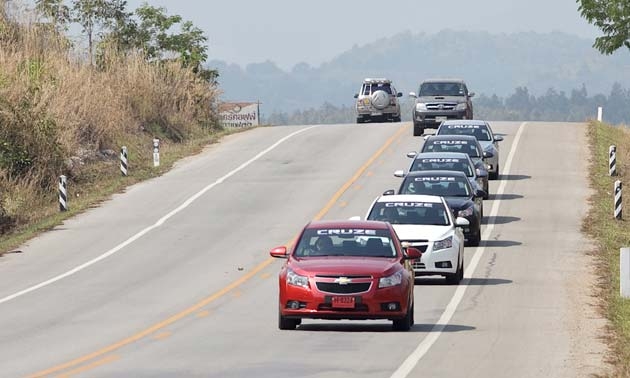 ทดสอบ CHEVROLET CRUZE ที่ อ.แม่ริม (ตอนที่2)