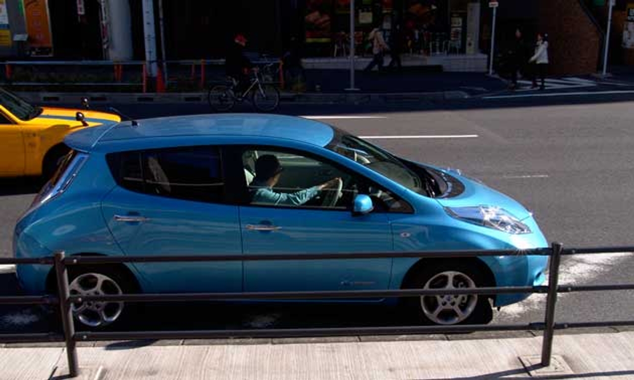 Nissan leaf on sale test drive