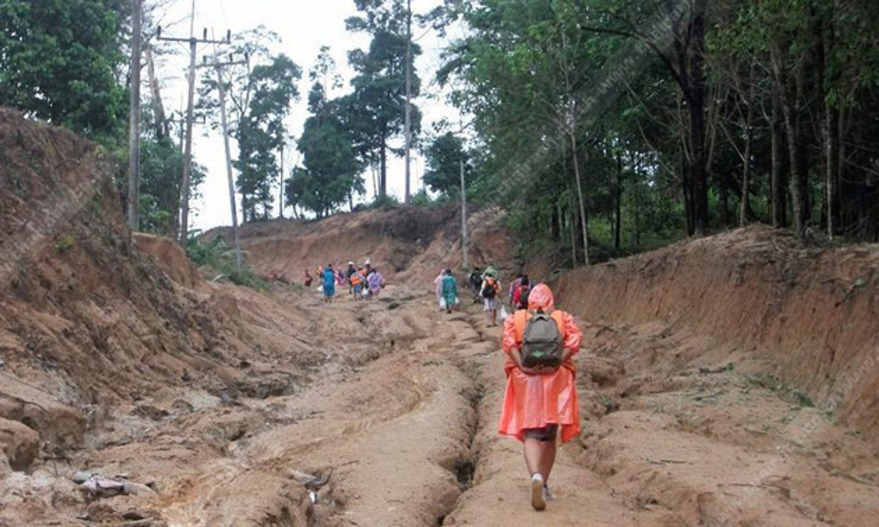 'นบพิตำ' ระวังภัยน้ำจากเทือกเขาหลวง