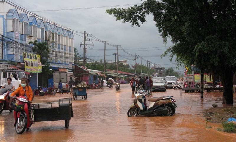 สระแก้วอ่วม! โรงเกลือจมน้ำ เขตเทศบาลท่วมหมด 