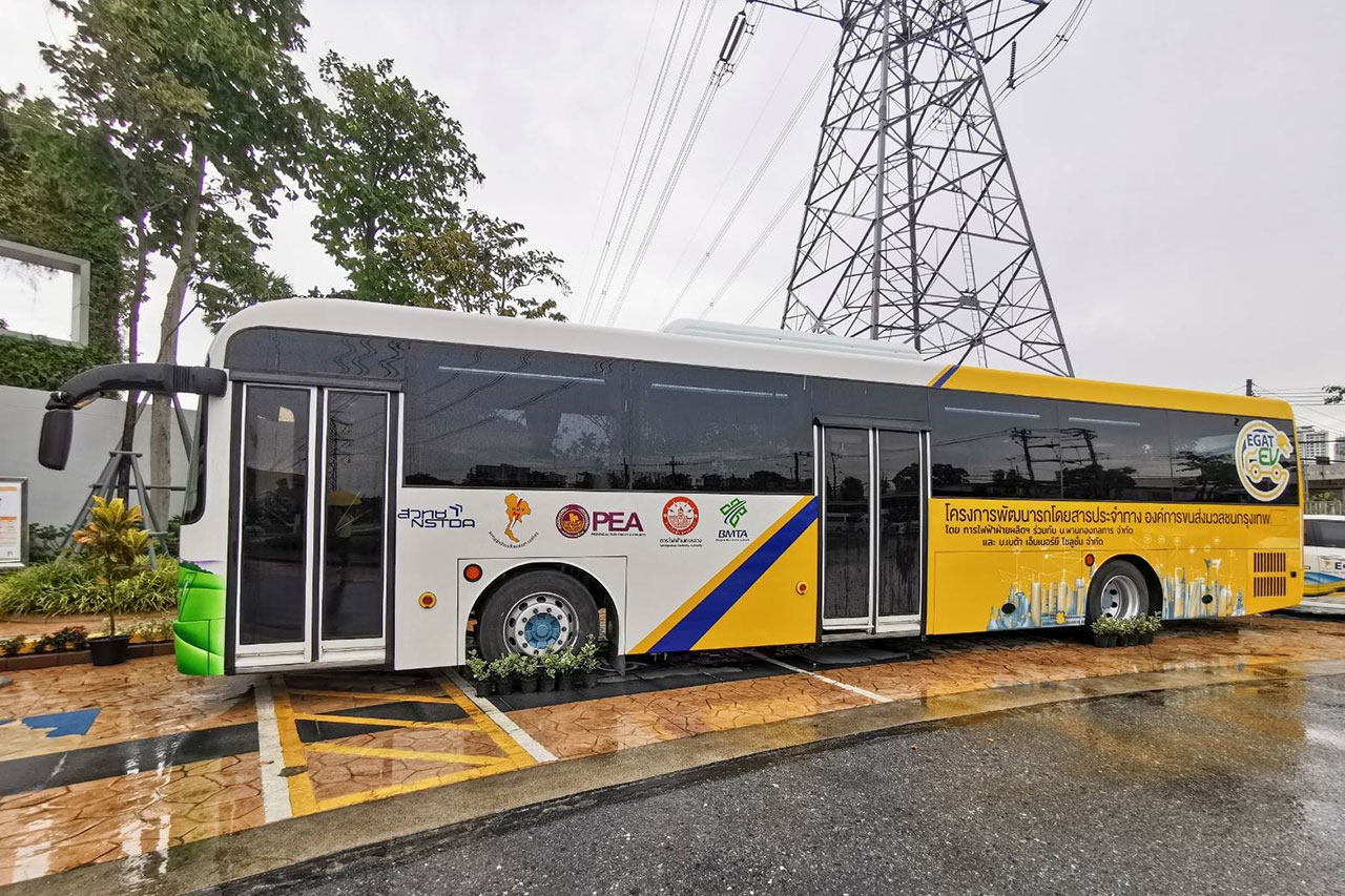 รถโดยสารไฟฟ้าดัดแปลงต้นแบบ