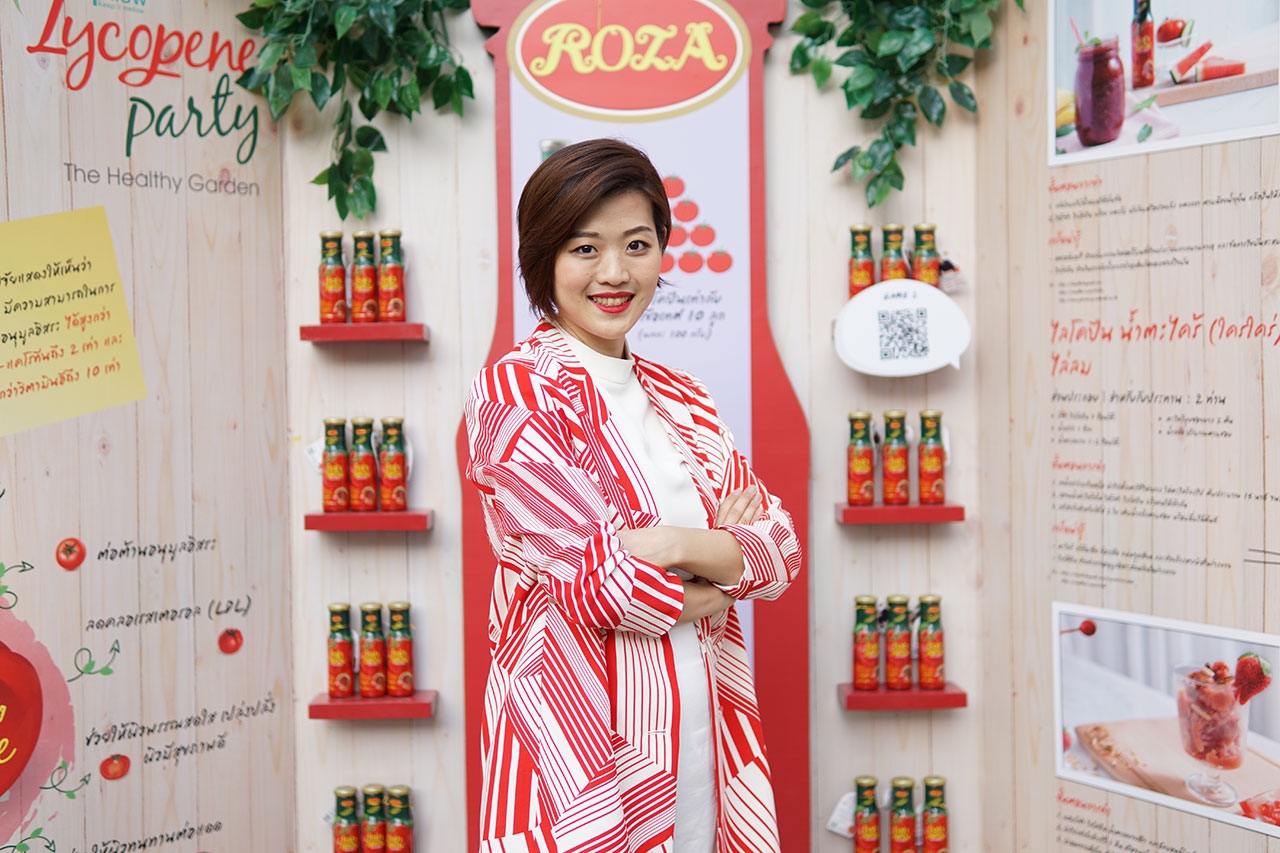 คุณเมย์ วังพัฒนมงคล กรรมการบริหาร บริษัท ไฮคิวผลิตภัณฑ์อาหาร จำกัด