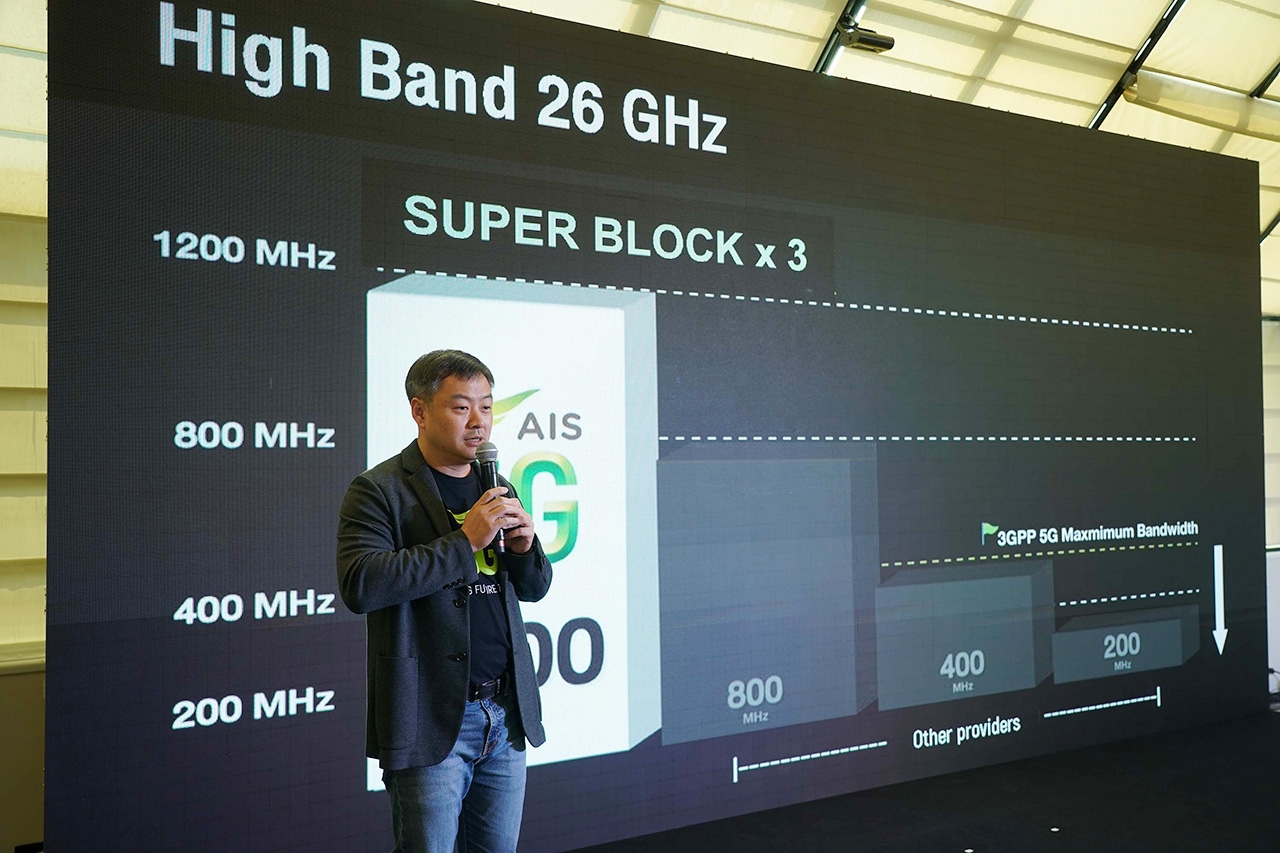 คุณวสิษฐ์ วัฒนศัพท์ ในฐานะหัวหน้าฝ่ายปฏิบัติการและสนับสนุนด้านเทคนิคทั่วประเทศ เอไอเอส