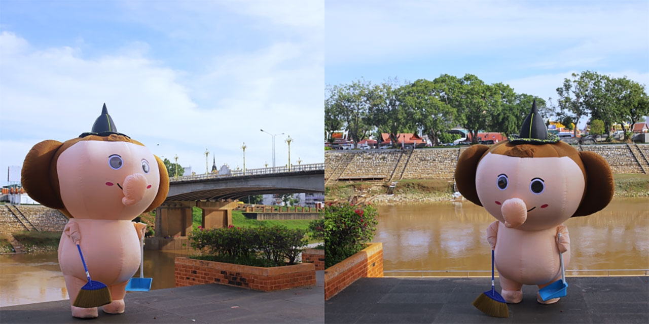 ต้าวขุน ดูแลความสะอาดเรียบร้อยในเมืองพิษณุโลก