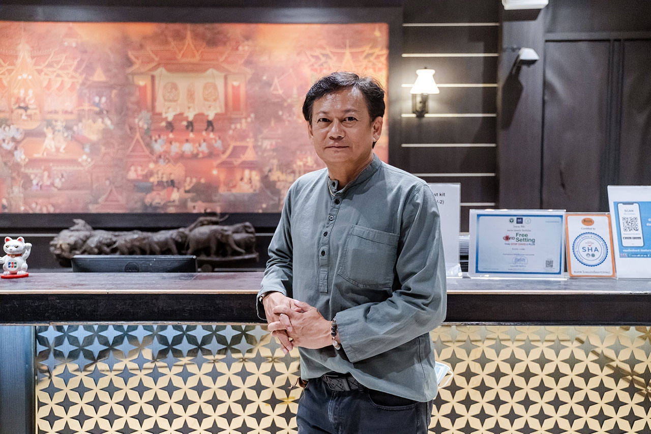 นายสง่า เรืองวัฒนกุล นายกสมาคมผู้ประกอบการธุรกิจถนนข้าวสาร