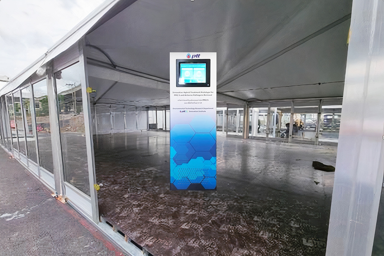 นวัตกรรมเครื่องต้นแบบ บำบัด PM 2.5 และเชื้อโรคในอากาศ
