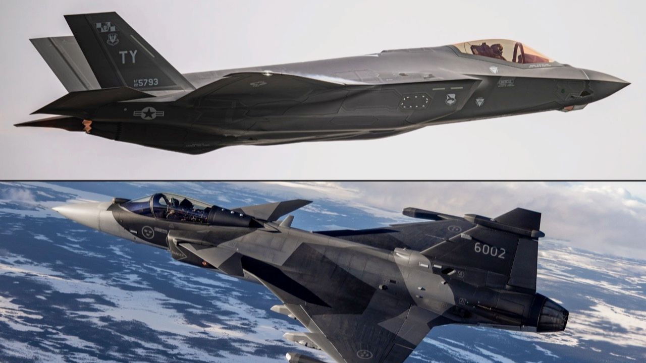 เปรียบมวย Saab JAS-39 Gripen E/F กับ Lockheed Martin F-35 Lightning II