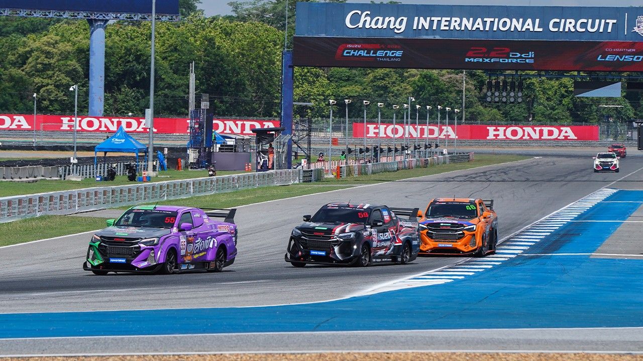 เกาะสนามแข่ง ISUZU CHALLENGE THAILAND ที่ใช้กระบะ 2.2 Ddi MA