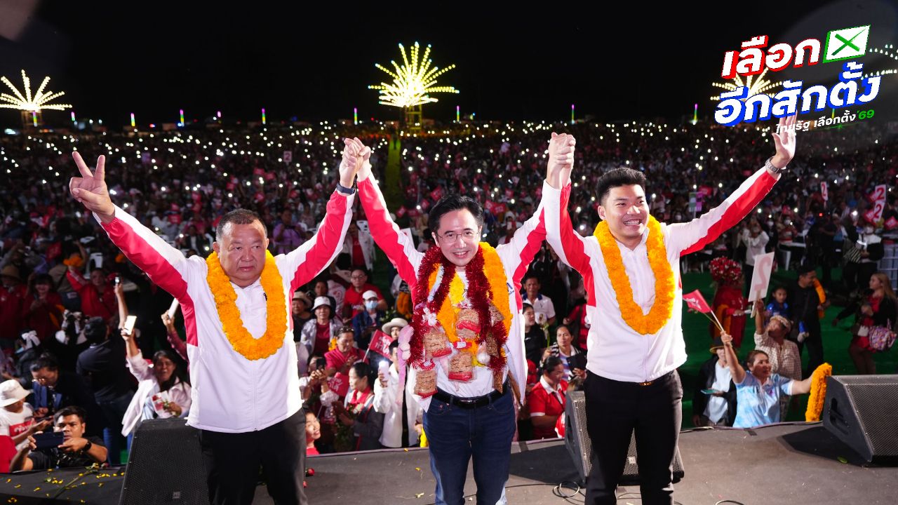 ยศชนันหาเสียงขอคะแนนคนลพบุรี พร้อมชูเพื่อไทยเป็นที่หนึ่ง