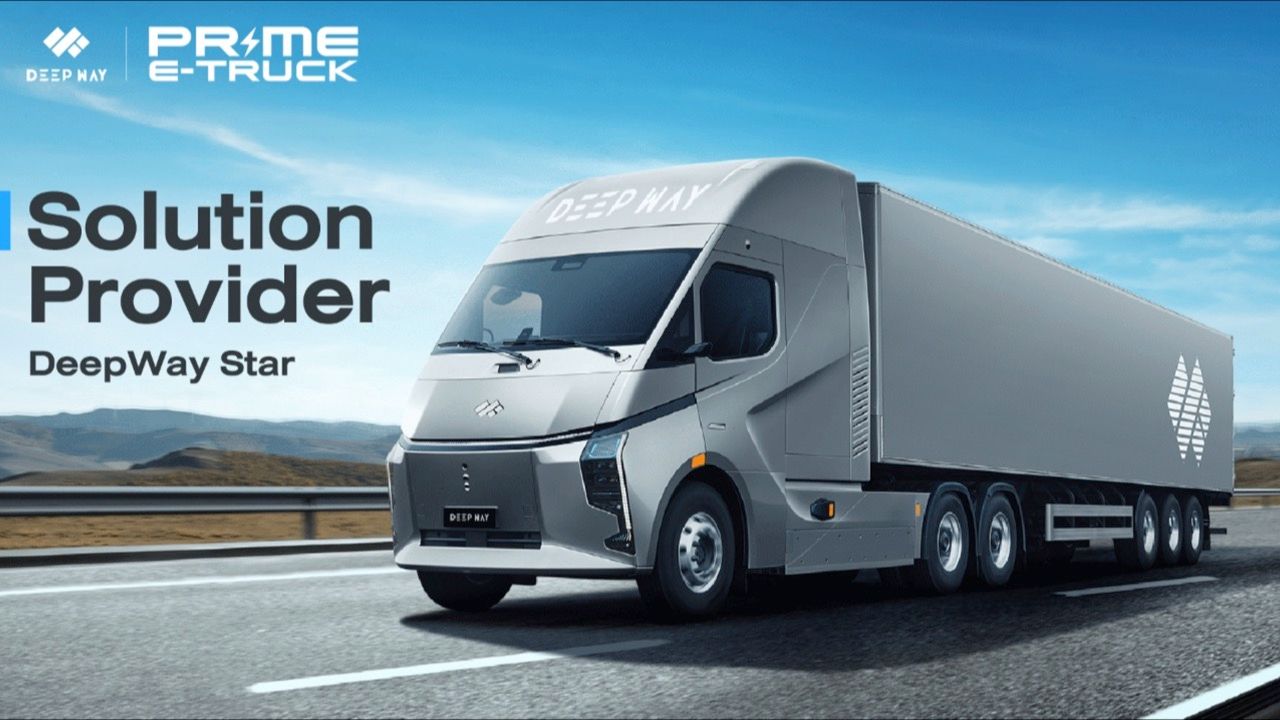 เปิดตัวหัวลากไฟฟ้า DeepWay Star 6x4 วิ่งไกล 440 กม. พร้อมน้ำหนักลากจูงสูงสุด