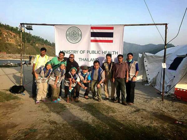 แพทย์เมิร์ทไทย ตั้งโรงพยาบาลสนามที่เมืองซิปปะกัต อ.สินธุปาโชค