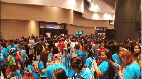 บรรยากาศหน้างานคึกคัก