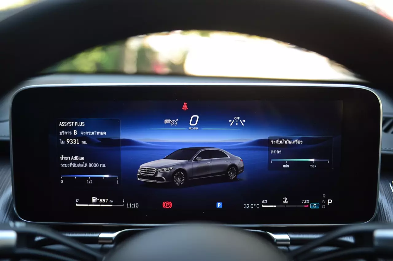 ประกอบไทย วิ่งไกลด้วยเครื่องและมอเตอร์ Mercedes-Benz S 580 e AMG Premium
