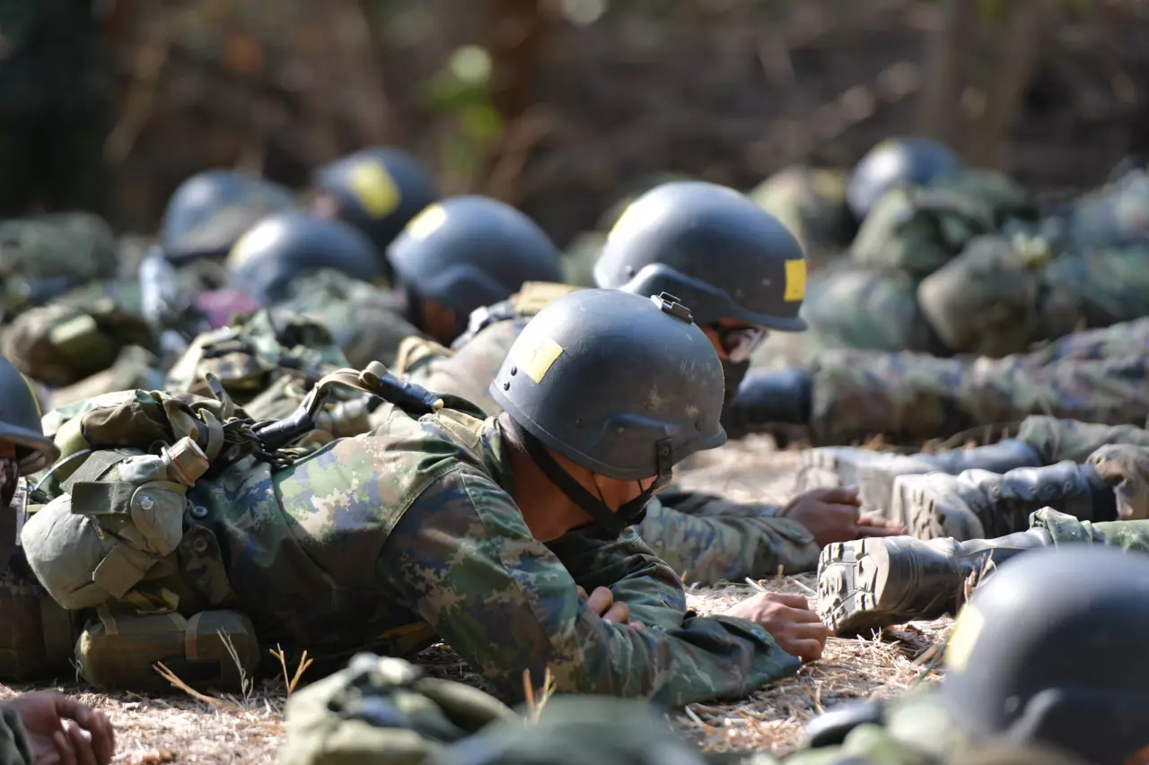 ผบ.กร. เยี่ยมการฝึก นร.นักทำลายใต้น้ำจู่โจม สัปดาห์ที่ 14