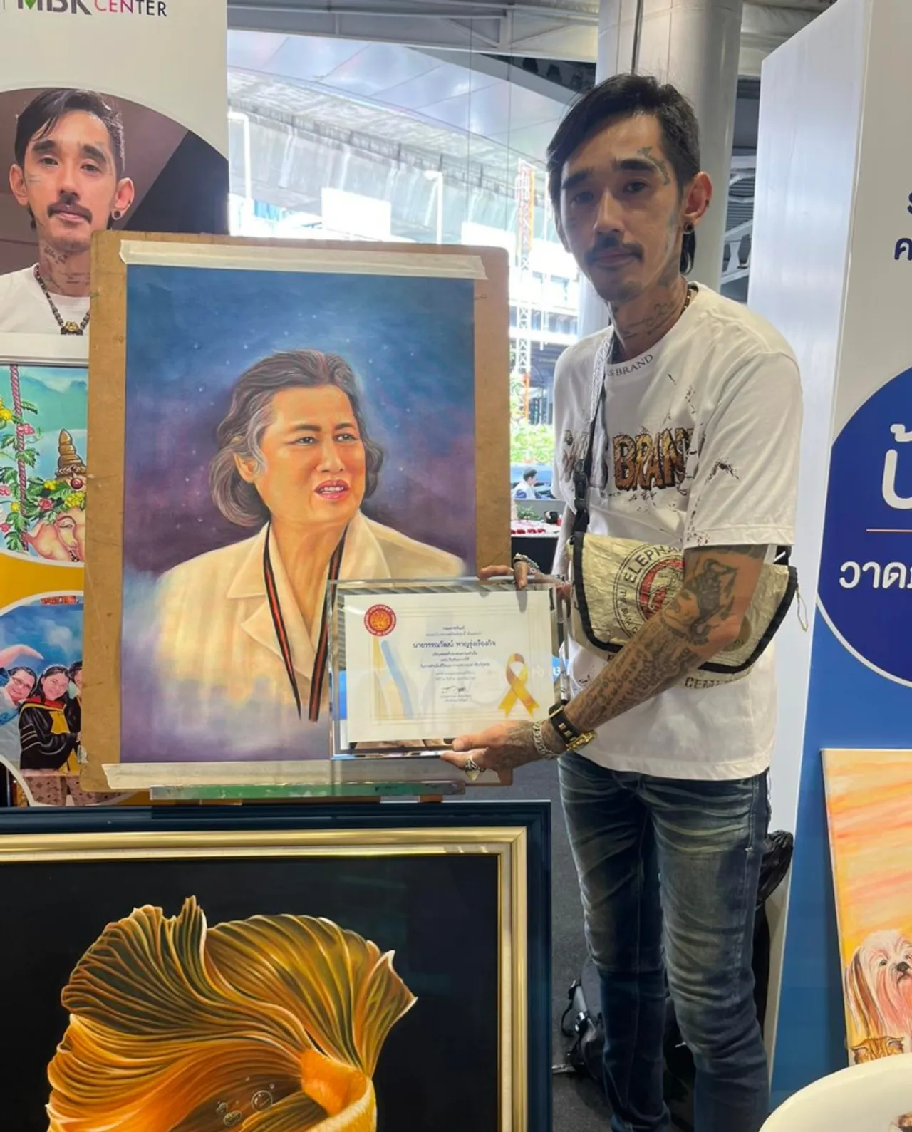 'ขี้คุกเขียนรูป' อดีตผู้ค้ายา สู่จิตรกร เปลี่ยนชีวิตด้วยโอกาสและแรงศรัทธา