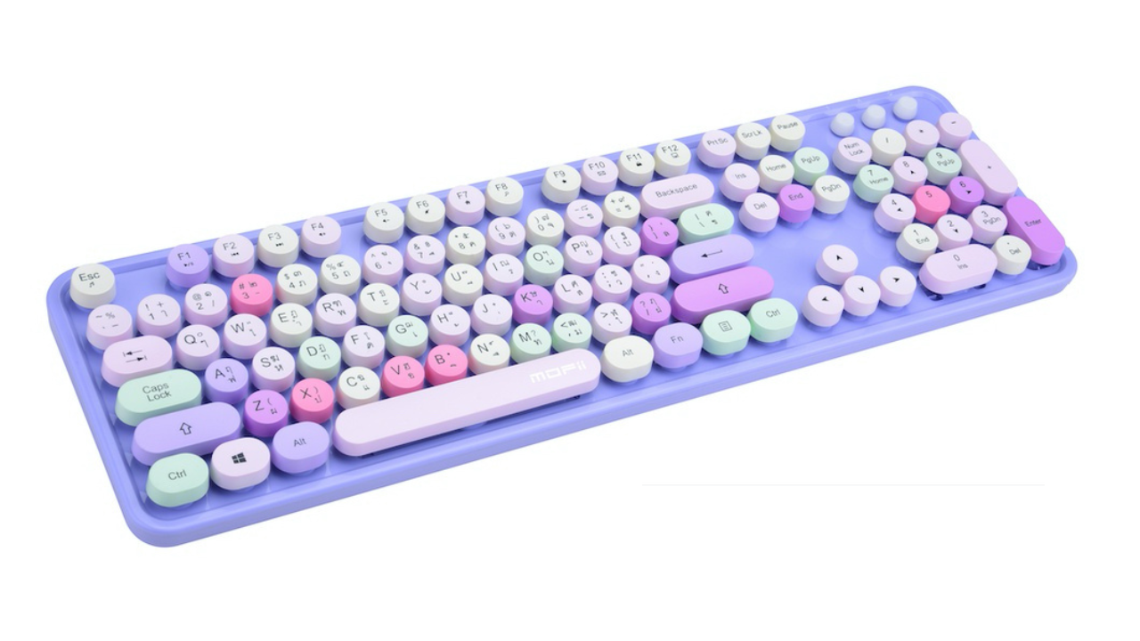คีย์บอร์ดไร้สาย ยี่ห้อ MOFii รุ่น SWEET Full size Keyboard