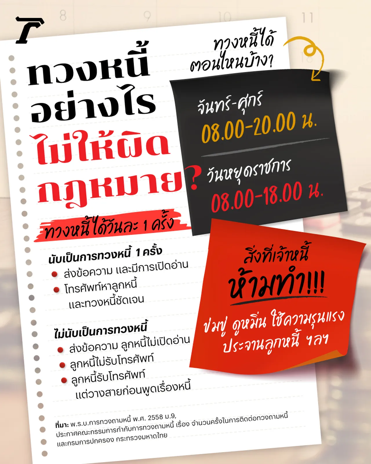 กรณีศึกษา แม่ปูนา จั๊กกะบุ๋ม ทวงหนี้อย่างไรไม่ผิดกฎหมาย?