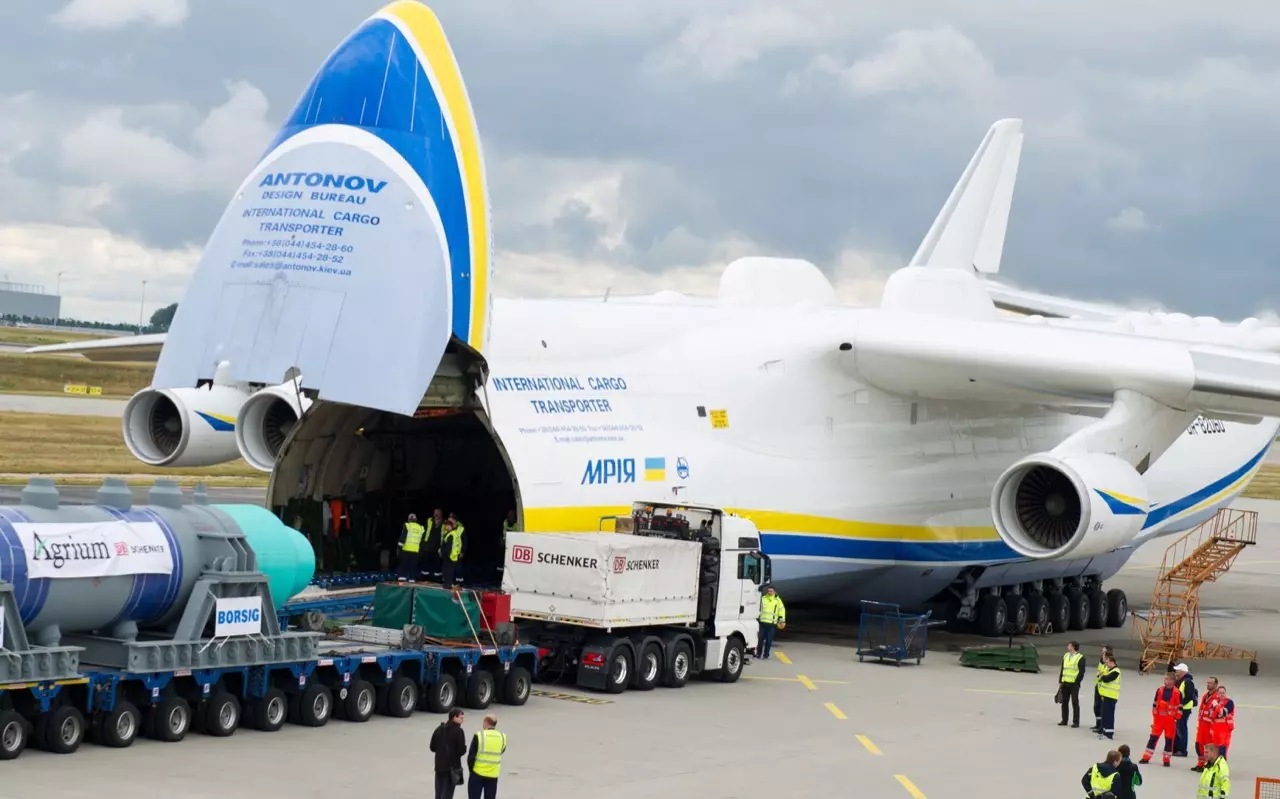 ส่อง เครื่องบินลำเลียงใหญ่ที่สุดในโลก ANTONOV AN 225 MRIYA