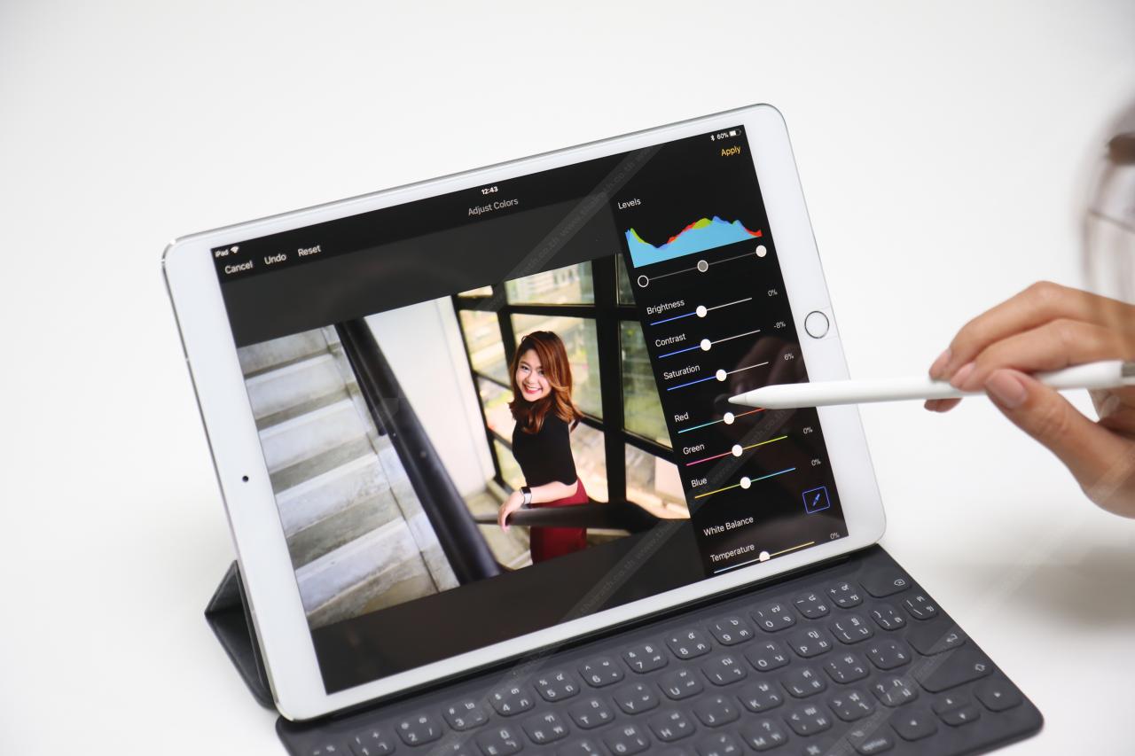 ทำงานร่วมกับ Apple Pencil ได้อย่างสมบูรณ์แบบ