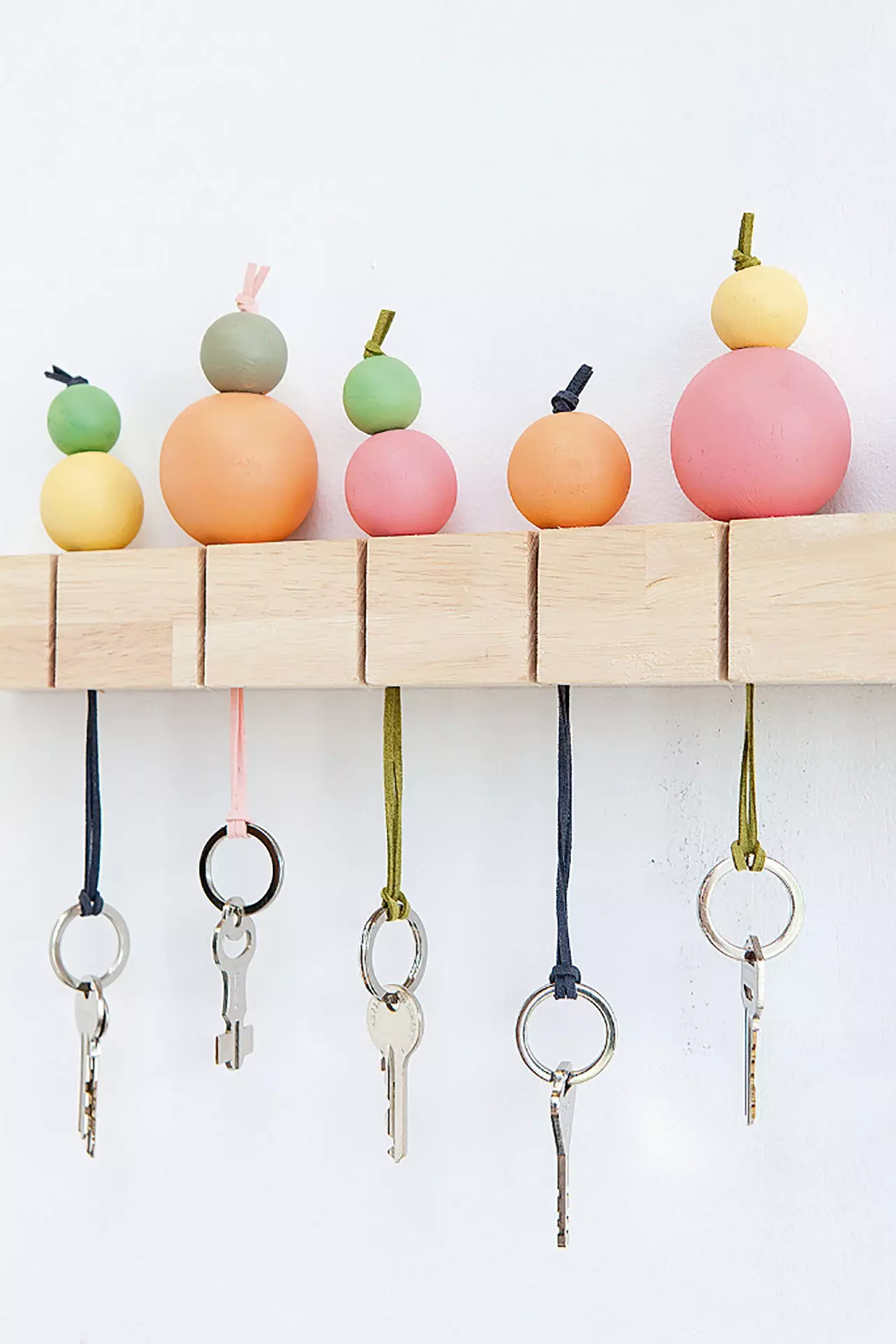 Key Holder ล็อกไม้แขวนพวงกุญแจ ทำเองได้ง่ายๆ