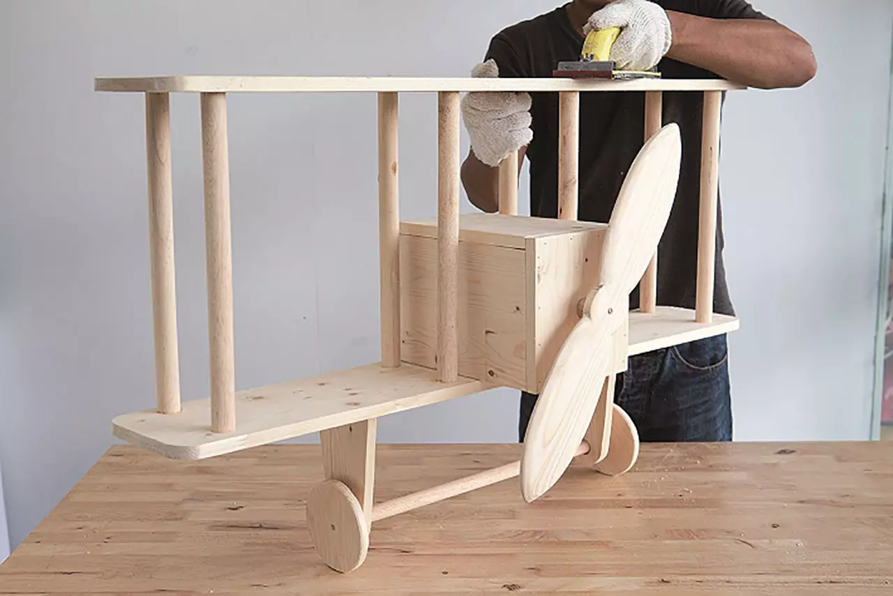 มาทำกันเถอะ! Airplane Shelf ชั้นวางของเครื่องบิน