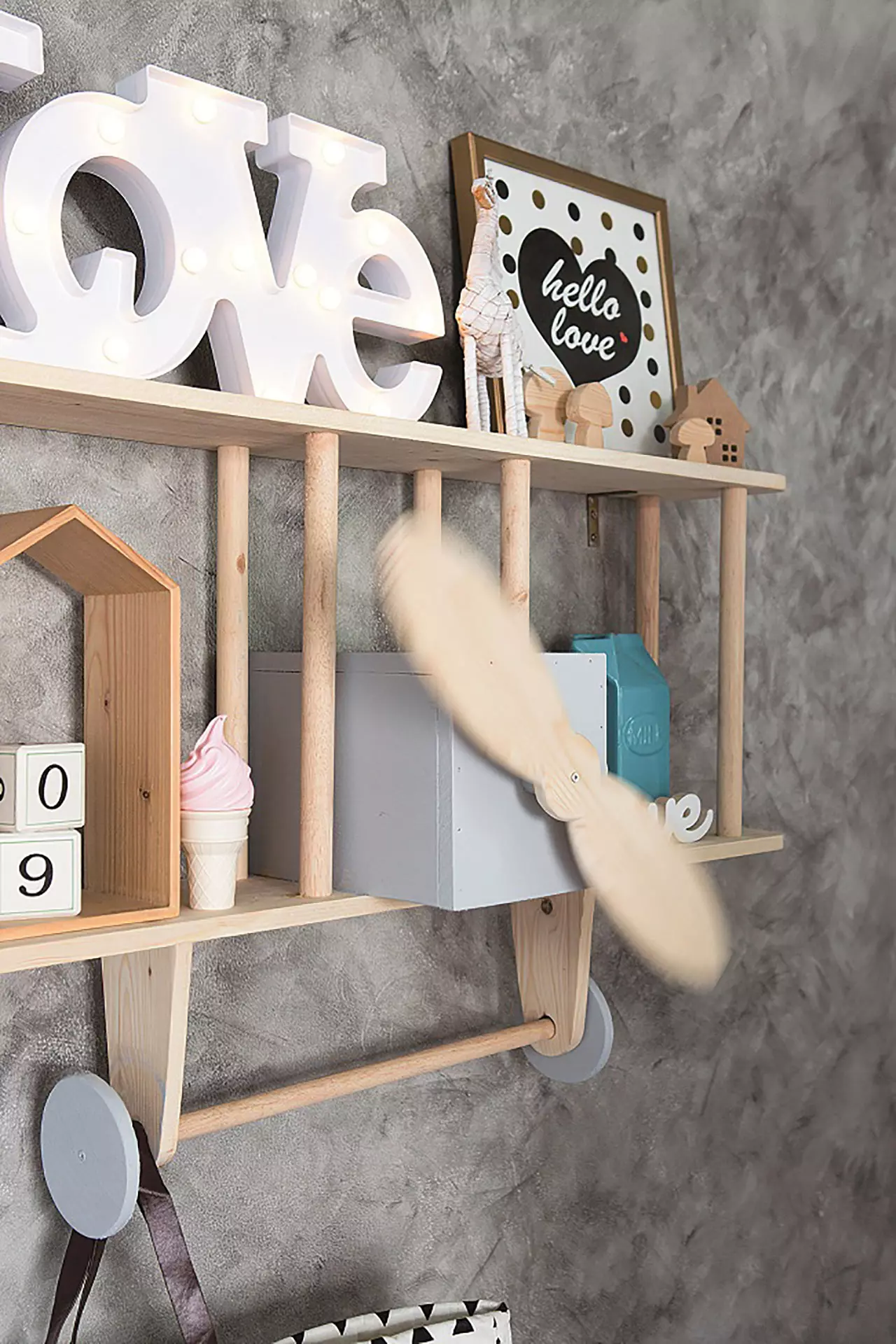 มาทำกันเถอะ! Airplane Shelf ชั้นวางของเครื่องบิน