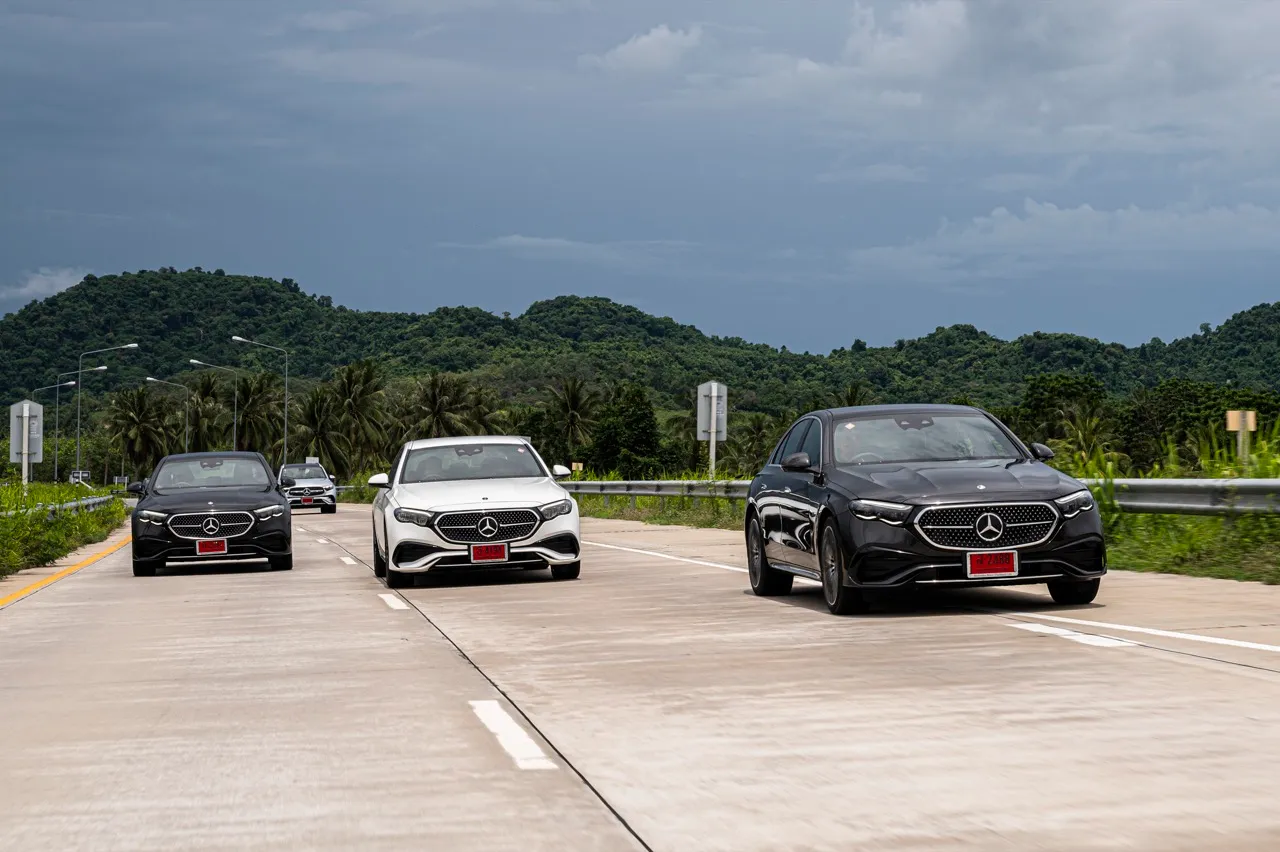 ประกอบไทย วิ่งไฟฟ้าไกลร้อยกิโลเมตร ทดสอบ NEW MERCEDES-BENZ E350e AMG DYNAMIC 