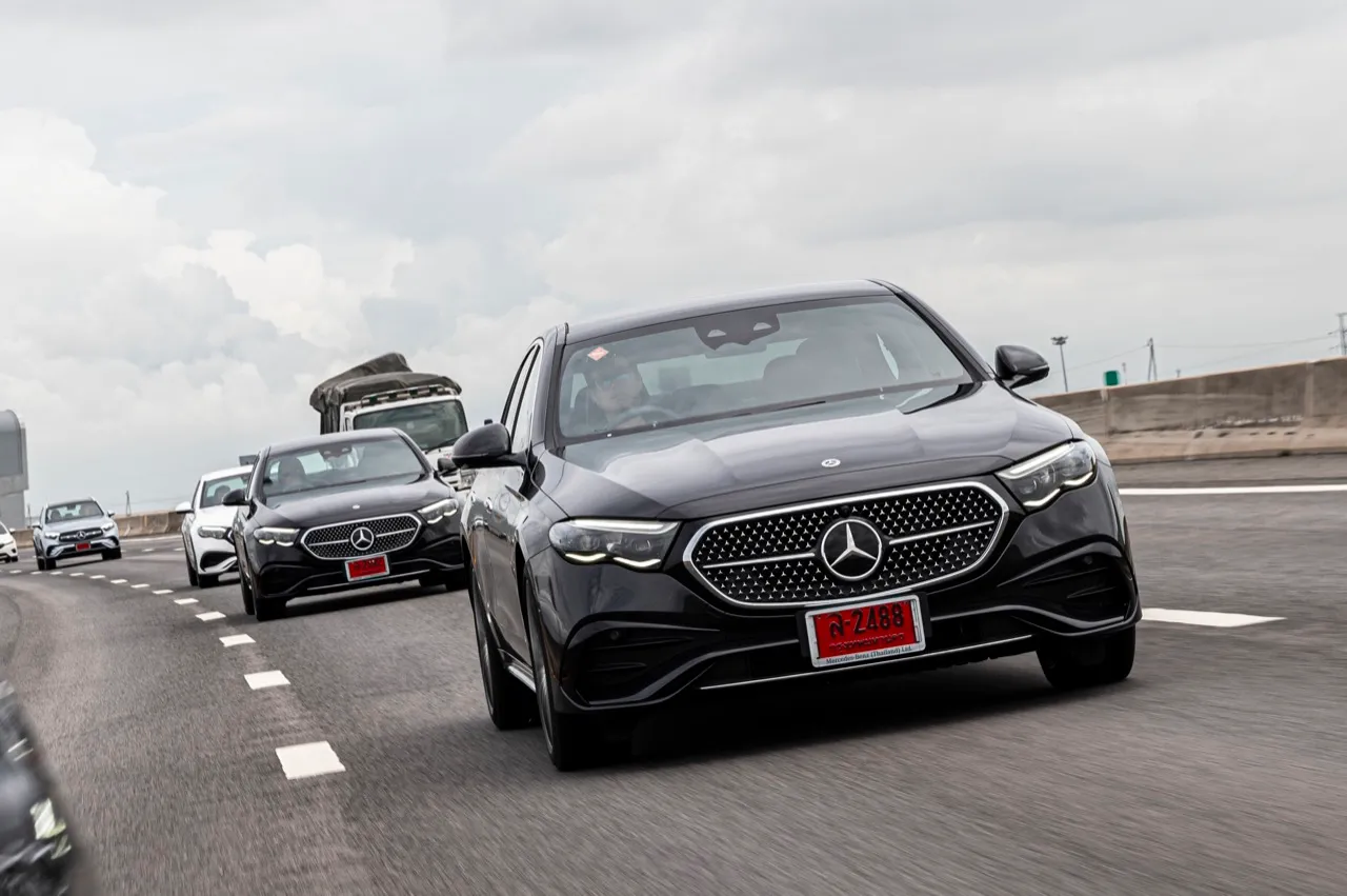 ประกอบไทย วิ่งไฟฟ้าไกลร้อยกิโลเมตร ทดสอบ NEW MERCEDES-BENZ E350e AMG DYNAMIC 