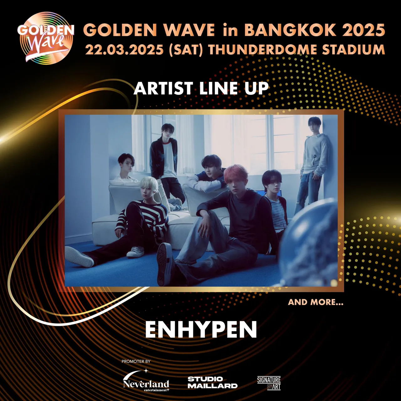 เตรียมตัวให้พร้อมกับคอนเสิร์ต K-POP สุดยิ่งใหญ่ GOLDEN WAVE IN BANGKOK 2025