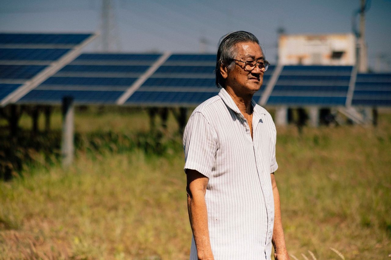 คูณ พรหมมณี เจ้าของที่ดินที่ให้เช่าพื้นที่ทำโซลาร์ฟาร์ม