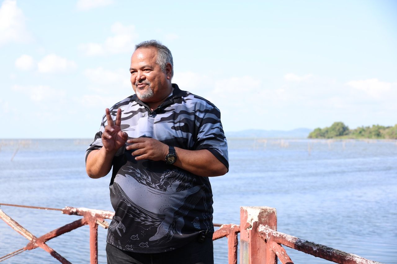 นายสันติ นิลวัตน์ ผอ.ศูนย์วิจัยทรัพยากรทางทะเลและชายฝั่งทะเลอันดามันตอนล่าง  