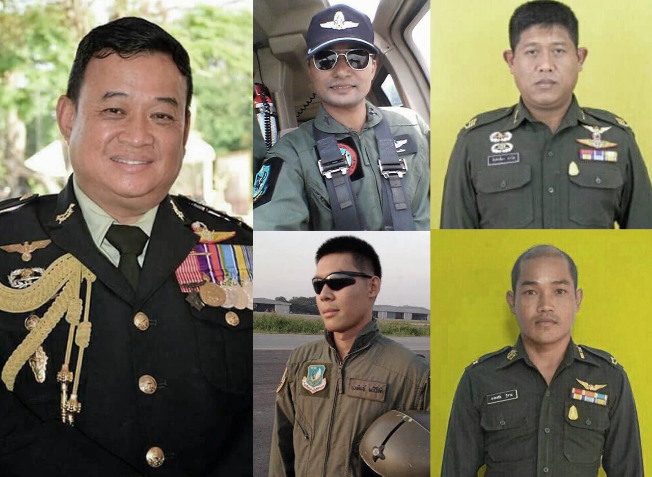 5 ผู้เสียชีวิตจากเหตุ ฮ. UH-72 ตก