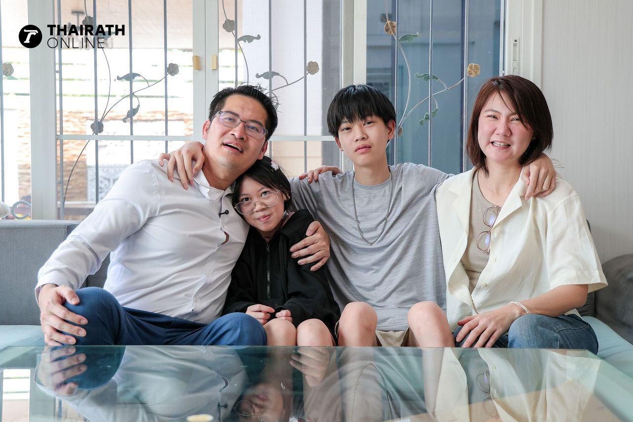 “เต้ มงคลกิตติ์” พร้อม มาดามอ้อ และลูกๆ