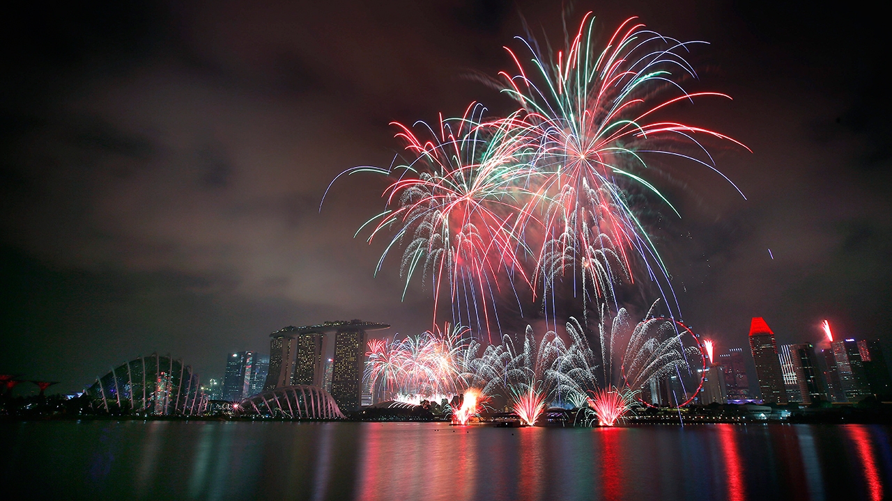 ประมวลภาพ สิงคโปร์ฉลองครบรอบ 50 ปีวันประกาศอิสรภาพ