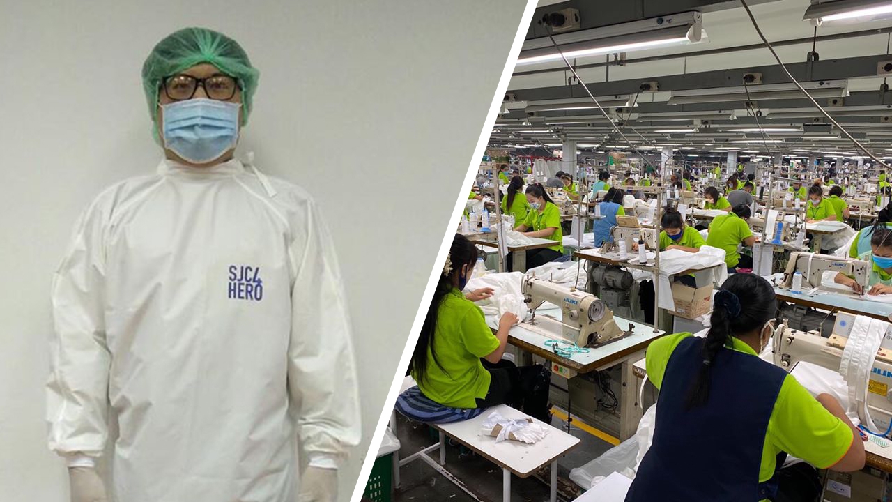 เร่งผลิตชุด PPE ฝีมือคนไทย 7 พ.ค.นี้ได้ใช้ 40,000 ชุดแรก