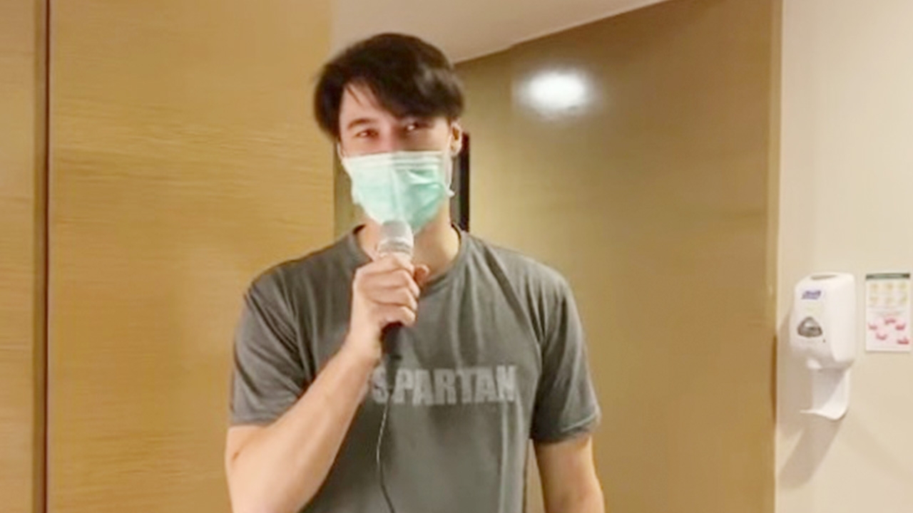 แมทธิว เล่ากิจวัตรประจำวันระหว่างรักษาตัว พร้อมเผยโฉมนักล่าฆ่าโควิด 