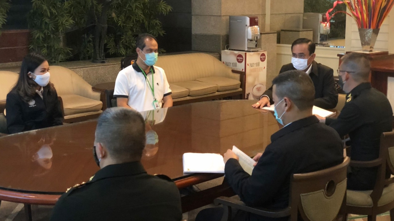 นายกฯ เยี่ยม State Quarantine โรงแรม Ramada รับคนไทยจากเกาหลีใต้กักตัว