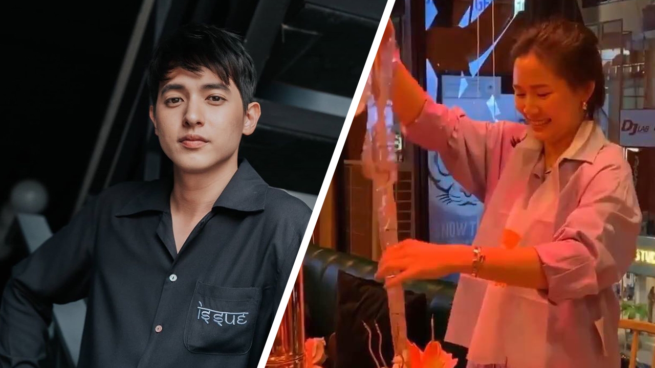เพจดังเผยภาพหาดูยาก เจมส์ จิรายุ ฉลองวันเกิด น้องโฟม น่ารักมุ้งมิ้ง
