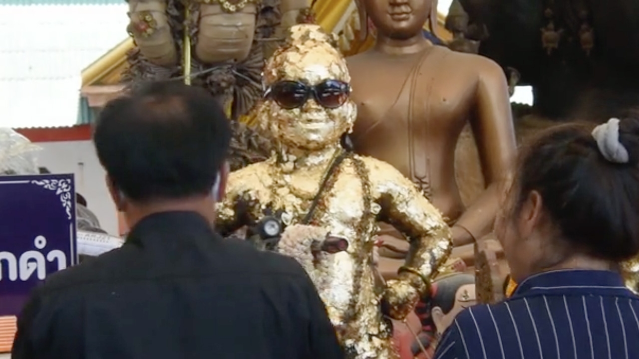 คนดวงดี หวนขอ "เลขเด็ด" กุมารจุกดำ ที่ผ่านมารับทรัพย์หลายงวดติด