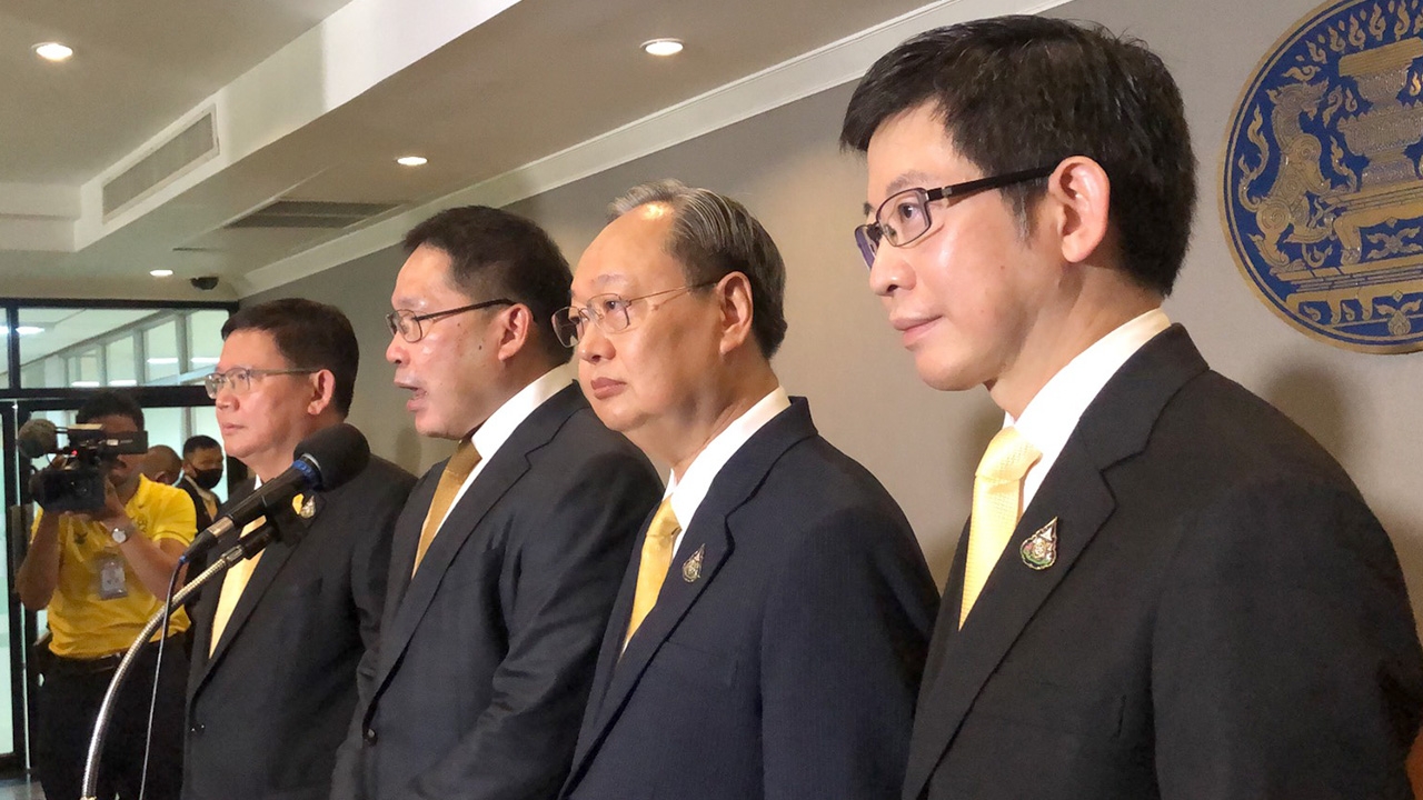 "4 กุมาร" ยัน "จากกันด้วยดี" ลาออก ลดแรงกดดันนายกฯ ย้ำ ไม่คิดตั้งพรรค (คลิป)
