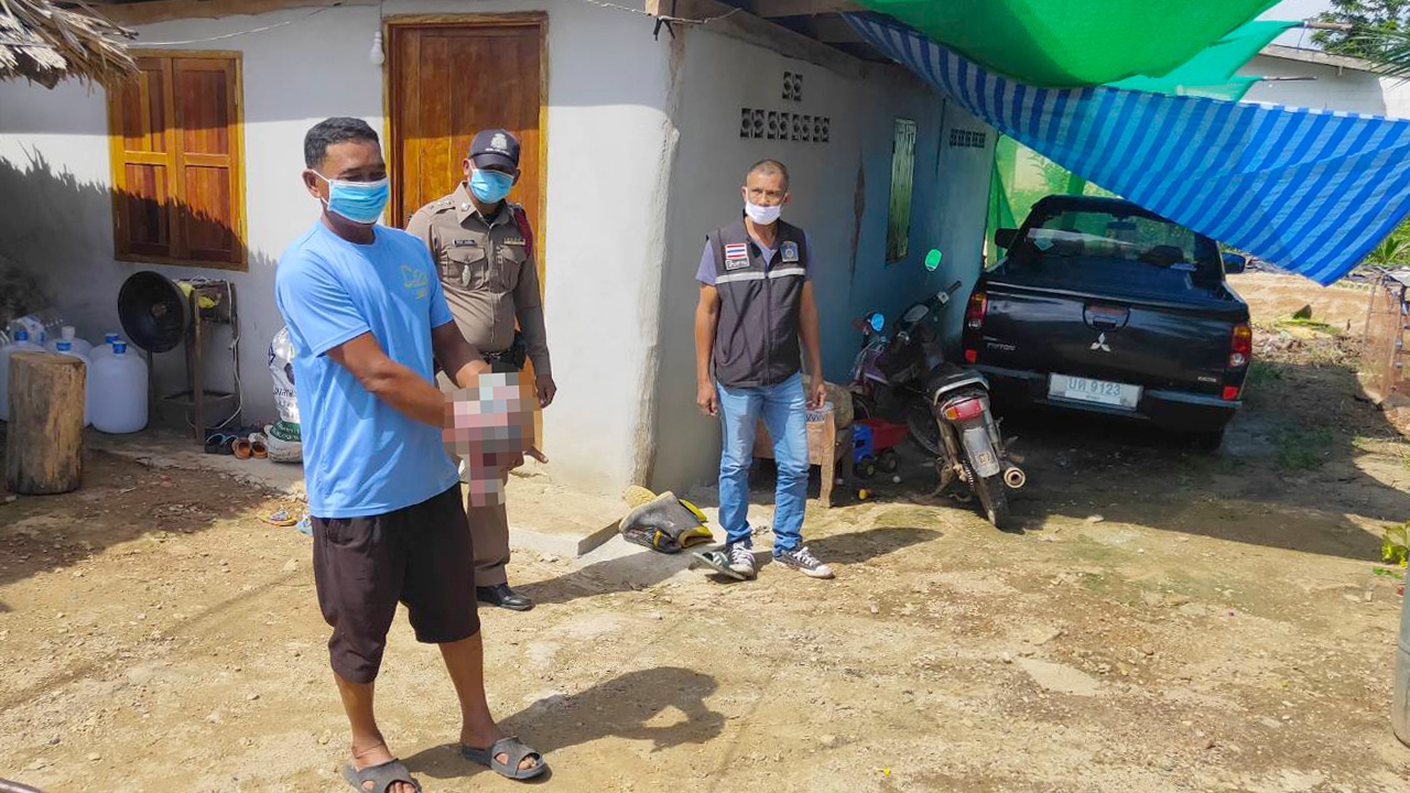 ผัวเมาโหด ต่อยเมียหน้าปูด เหวี่ยงล้มหัวฟาดพื้นดับ อ้างเป็นลมตาย